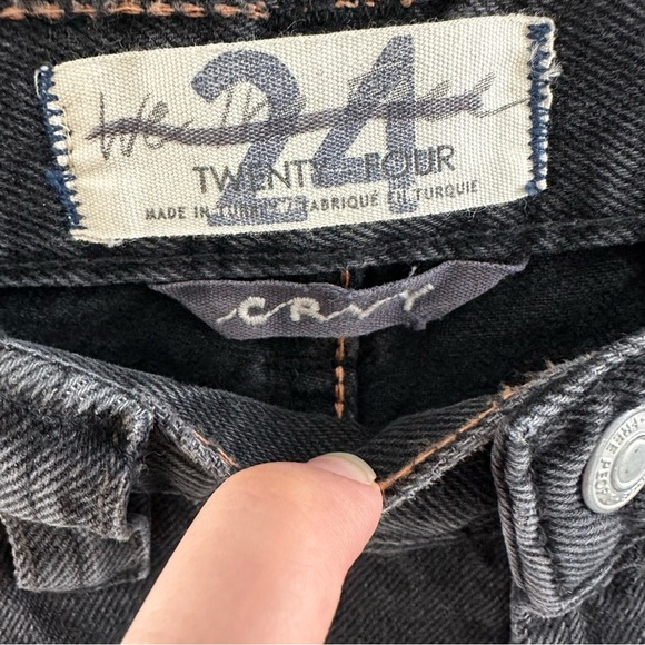 We The Free Free People NWT CRVY Siren Low-Rise Straight Jeans Size 24 - Picture 4 of 8